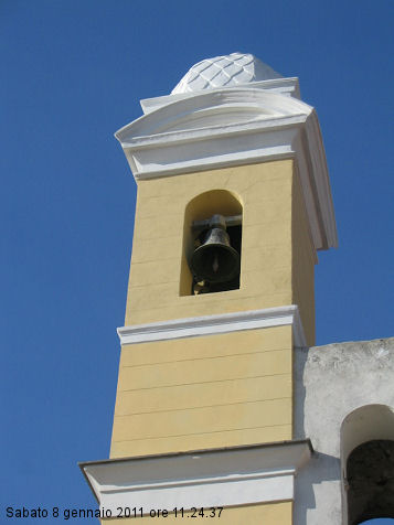 Campanile chiesa Barano d'Ischia restaurato
