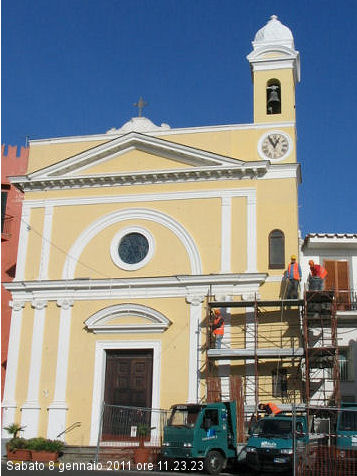 Campanile chiesa Barano d'Ischia restaurato
